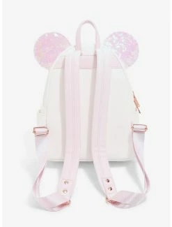 Backpacks Loungefly Disney Minnie Mouse Iridescent Sequin Mini Backpack - BoxLunch Exclusive -BoxLunch Shop 12603755 av2