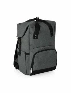 Backpacks On The Go Roll-Top Heathered Gray Cooler Backpack -BoxLunch Shop 13033380 av1