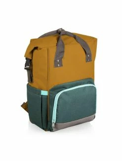 Alternative view of Backpacks On The Go Roll-Top Mustard Cooler Backpack