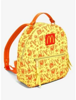 Backpacks McDonald's Breakfast Egg McMuffin Logo Allover Print Mini Backpack - BoxLunch Exclusive -BoxLunch Shop 15068460 av1