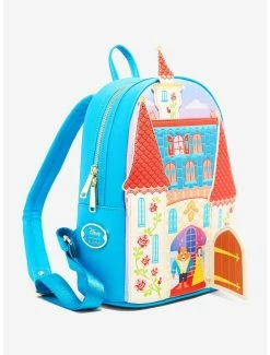 Backpacks Her Universe Disney Beauty And The Beast Swinging Door Castle Mini Backpack - BoxLunch Exclusive -BoxLunch Shop 15405307 av2