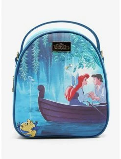 Backpacks Disney The Little Mermaid Ariel & Eric Kiss The Girl Scene Light-Up Mini Backpack - BoxLunch Exclusive -BoxLunch Shop 15466303 av1