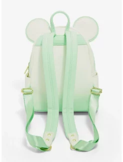 Backpacks Loungefly Disney Minnie Mouse Pressed Flower Bow Mini Backpack - BoxLunch Exclusive -BoxLunch Shop 15471851 av1