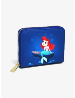 Matching Sets Loungefly The Little Mermaid Ariel Under The Sea Small Zip Wallet - BoxLunch Exclusive