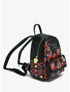 Backpacks Loungefly Disney Pixar Coco Land Of The Dead Family Mini Backpack - BoxLunch Exclusive -BoxLunch Shop 15939267 av1