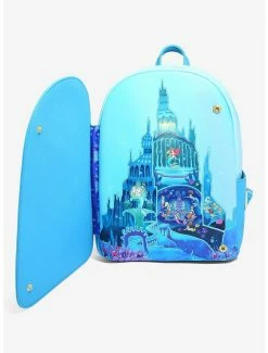 Backpacks Loungefly Disney The Little Mermaid Castle Mini Backpack - BoxLunch Exclusive -BoxLunch Shop 16051436 av1