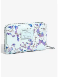 Alternative view of Matching Sets Loungefly Disney Alice In Wonderland Alice & Dinah Floral Sequin Wallet - BoxLunch Exclusive