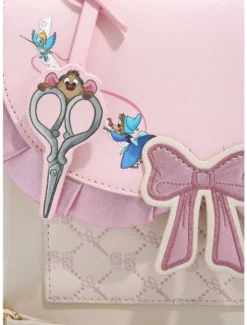Matching Sets Danielle Nicole Disney Cinderella Sewing Mice Crossbody Bag - BoxLunch Exclusive -BoxLunch Shop 16051739 av4