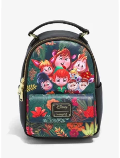 Backpacks Loungefly Disney Peter Pan & Lost Boys Chibi Jungle Mini Backpack - BoxLunch Exclusive