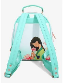 Backpacks Loungefly Disney Mulan Cri-Kee & Mulan Lotus Mini Backpack - BoxLunch Exclusive -BoxLunch Shop 16196670 av2