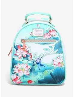 Backpacks Loungefly Disney Mulan Cri-Kee & Mulan Lotus Mini Backpack - BoxLunch Exclusive