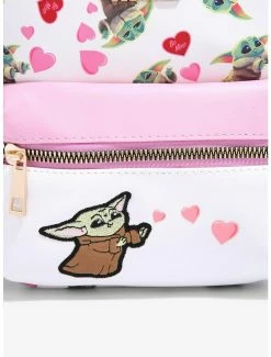 Backpacks Star Wars The Mandalorian Grogu Hearts Crossbody Bag - BoxLunch Exclusive -BoxLunch Shop 16334610 av3