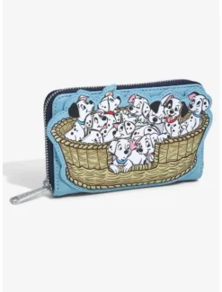 Matching Sets Loungefly Disney 101 Dalmatians Puppy Basket Small Zip Wallet - BoxLunch Exclusive