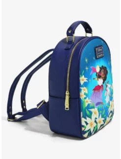 Backpacks Loungefly Disney The Hunchback Of Notre Dame Esmeralda & Djali Floral Mini Backpack - BoxLunch Exclusive -BoxLunch Shop 16334648 av1