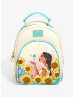 Backpacks Loungefly Disney Pocahontas Sunflowers Mini Backpack - BoxLunch Exclusive