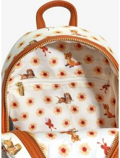 Backpacks Loungefly Disney The Fox And The Hound Floral Allover Print Mini Backpack - BoxLunch Exclusive -BoxLunch Shop 16533682 av3