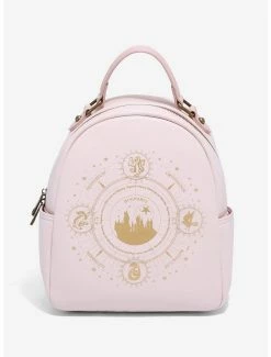 Backpacks Harry Potter Hogwarts Castle & House Emblems Mini Backpack - BoxLunch Exclusive