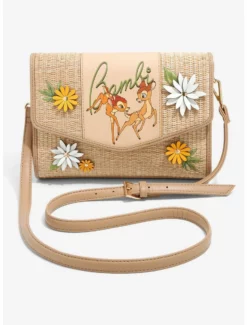 Matching Sets Our Universe Bambi Weaved Basket Crossbody Bag - BoxLunch Exclusive