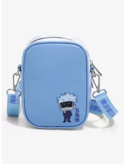 Matching Sets Jujutsu Kaisen Chibi First Year Jujutsu Sorcerers Pin Collector Crossbody Bag - BoxLunch Exclusive -BoxLunch Shop 16704693 av3