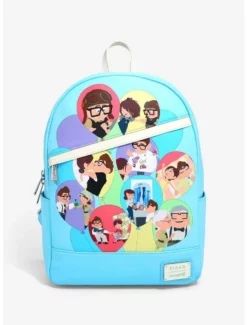 Backpacks Loungefly Disney Pixar Up Carl & Ellie's Lifetime Mini Backpack