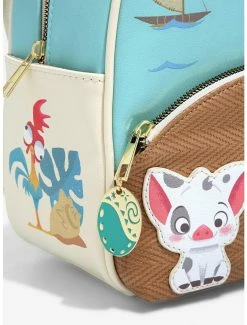 Backpacks Disney Moana Baby Moana & Animal Friends Mini Backpack - BoxLunch Exclusive -BoxLunch Shop 16721383 av3