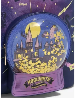 Backpacks Danielle Nicole Harry Potter Hogwarts Snow Globe Mini Backpack - BoxLunch Exclusive -BoxLunch Shop 16761482 av3