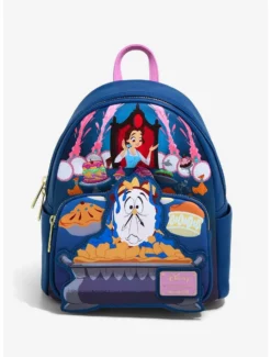 Backpacks Loungefly Disney Beauty And The Beast Be Our Guest Mini Backpack - BoxLunch Exclusive