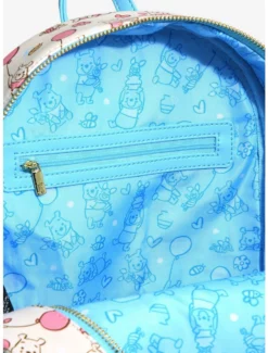 Backpacks Loungefly Disney Winnie The Pooh Piglet & Pooh With Balloons Sketch Mini Backpack - BoxLunch Exclusive -BoxLunch Shop 16966369 av4