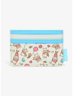 Matching Sets Loungefly Disney Winnie The Pooh Piglet & Pooh With Balloons Sketch Cardholder - BoxLunch Exclusive