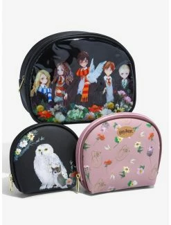 Cosmetic Bags Harry Potter Characters Botanical Group Portrait Cosmetic Bag Set - BoxLunch Exclusive -BoxLunch Shop 17099585 av1