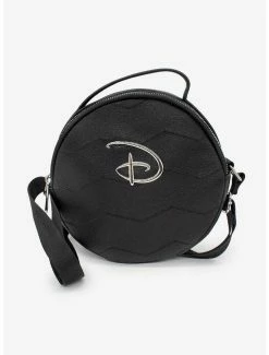 Crossbody Bags Disney Signature D Emblem Chevron Round Crossbody