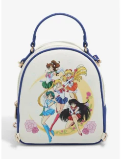 Backpacks Pretty Guardian Sailor Moon Sailor Guardians & Black Moon Reversible Mini Backpack - BoxLunch Exclusive