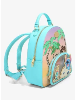 Alternative view of Backpacks Our Universe Lilo & Stitch Scrump & Stitch Beach Sand Mini Backpack - BoxLunch Exclusive
