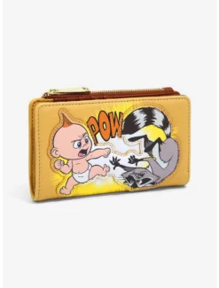 Matching Sets Loungefly Disney Pixar The Incredibles 2 Jack-Jack And Raccoon Fight Wallet - BoxLunch Exclusive