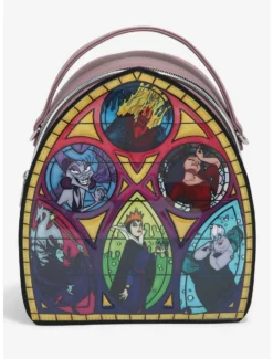 Backpacks Disney Villains Stained-Glass Mini Backpack - BoxLunch Exclusive