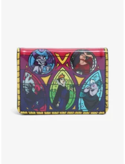 Matching Sets Disney Villains Stained Glass Cardholder - BoxLunch Exclusive