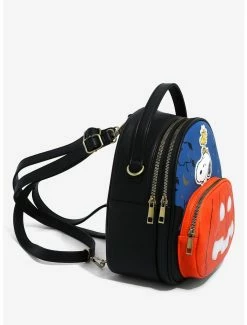 Backpacks Peanuts Snoopy & Woodstock The Great Pumpkin Convertible Light-Up Mini Backpack - BoxLunch Exclusive -BoxLunch Shop 17669782 av2