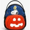 Backpacks Peanuts Snoopy & Woodstock The Great Pumpkin Convertible Light-Up Mini Backpack - BoxLunch Exclusive