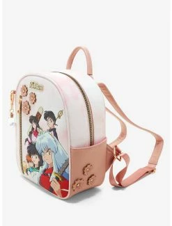 Backpacks InuYasha Cast With Sakura Flowers Mini Backpack - BoxLunch Exclusive -BoxLunch Shop 17721433 av2