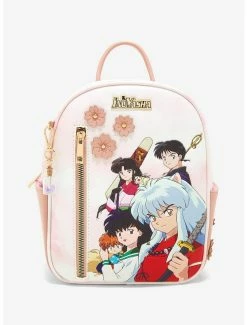 Backpacks InuYasha Cast With Sakura Flowers Mini Backpack - BoxLunch Exclusive