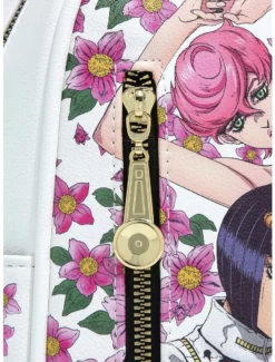 Backpacks JoJo's Bizarre Adventure Giorno Giovanna Group Floral Mini Backpack -BoxLunch Shop 17721509 av4
