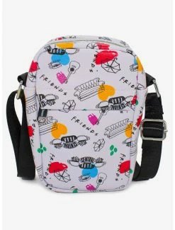 Crossbody Bags Friends Icons Vegan Leather Crossbody Bag