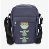 Crossbody Bags Star Wars The Mandalorian Baby Yoda Pod Vegan Leather Crossbody Bag