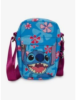 Crossbody Bags Disney Lilo & Stitch Stitch Flowers Crossbody