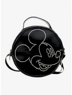 Crossbody Bags Disney Mickey Mouse Rhinestone Outline Crossbody Bag