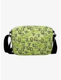 Crossbody Bags Star Wars The Mandalorian Characters Stacked Crossbody Bag