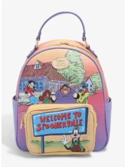 Backpacks Our Universe Disney A Goofy Movie Spoonerville Mini Backpack With Sound - BoxLunch Exclusive