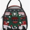 Crossbody Bags Marvel Spider-Man Christmas Sweater Mini Backpack - BoxLunch Exclusive