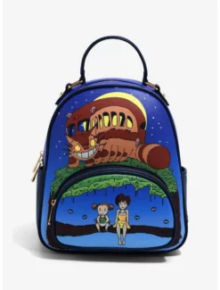 Backpacks Our Universe Studio Ghibli My Neighbor Totoro Night Catbus Light Up Mini Backpack - BoxLunch Exclusive