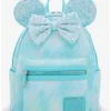 Backpacks Loungefly Disney Minnie Mouse Sequin Bow Mini Backpack - BoxLunch Exclusive